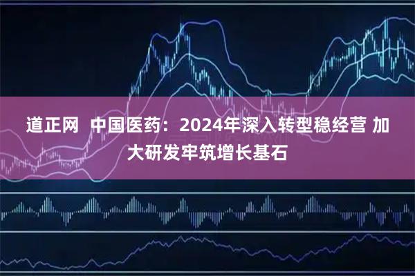 道正网  中国医药：2024年深入转型稳经营 加大研发牢筑增长基石